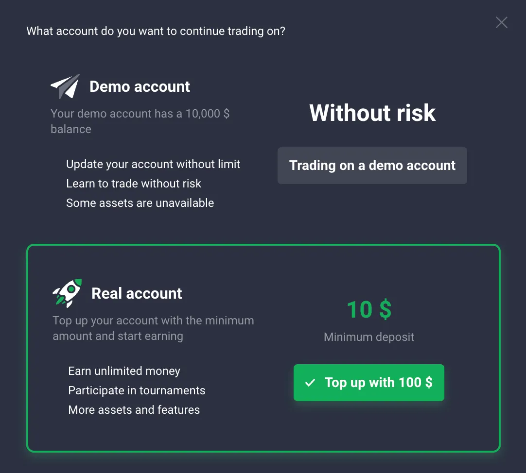 icon related to Start Trading in 3 Steps